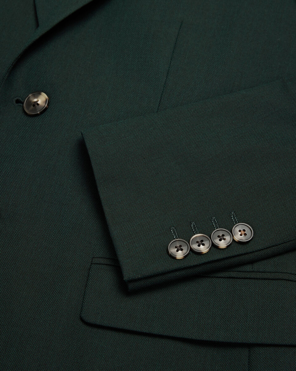 Textured Tailored Jacket, Dark Khaki, hi-res